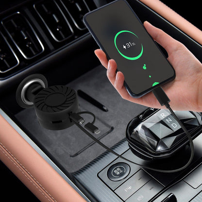 Rynx | 21W 3-in-1 Retractable Image Phone Charger