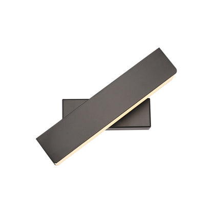 Rynx | Simple black/white linear LED wall outdoor light rotatable acrylic wall light in warm/white light