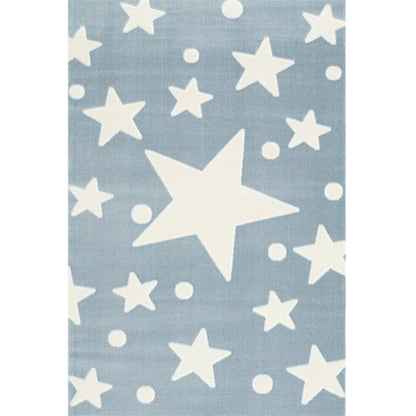 Rynx | Colorful Kids Room Rug Comfort Polka Dot Print Rug Cotton Blend Pet Friendly Washable Rug