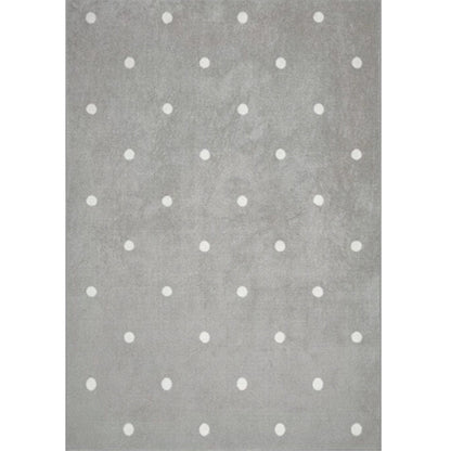 Rynx | Colorful Kids Room Rug Comfort Polka Dot Print Rug Cotton Blend Pet Friendly Washable Rug