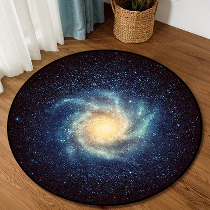 Rynx | Colorful Children's Room Rug Contemporary Space 3D Printed Carpet Polyester Non-Slip Washable Rug