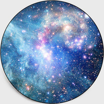 Rynx | Colorful Children's Room Rug Contemporary Space 3D Printed Carpet Polyester Non-Slip Washable Rug