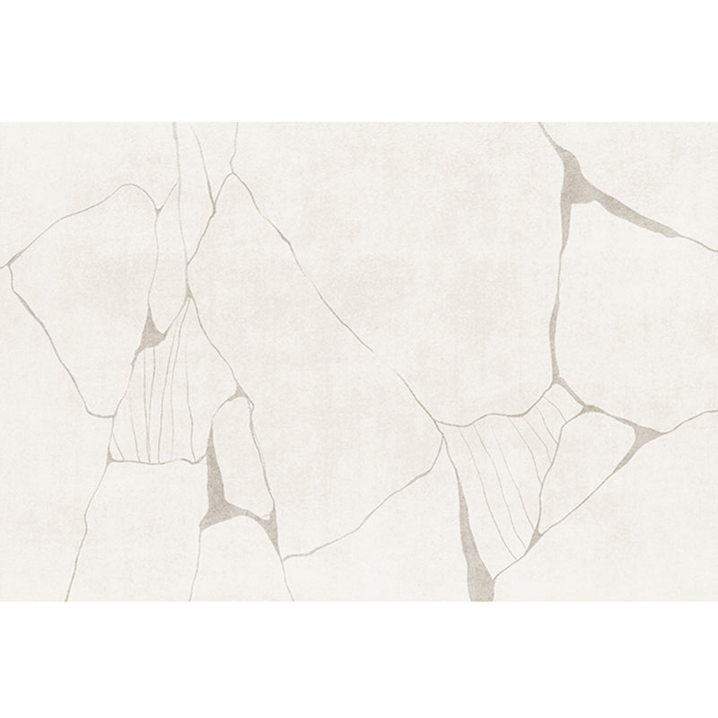 Rynx | Modern Home Decor Rug Beige Abstract Printed Area Rug Cotton Blend Non-Slip Machine Washable Rug