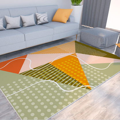 Rynx | Morandi color color block carpet polypropylene southwest carpet stain resistant non-slip bottom rug for room