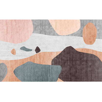 Rynx | Western Bedroom Rug Multicolor Color Block Indoor Rug Cotton Blend Pet-Friendly Non-Slip Rug