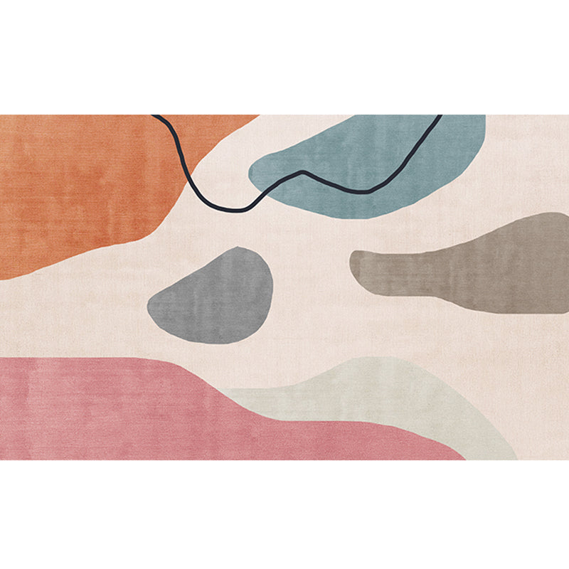 Rynx | Western Bedroom Rug Multicolor Color Block Indoor Rug Cotton Blend Pet-Friendly Non-Slip Rug