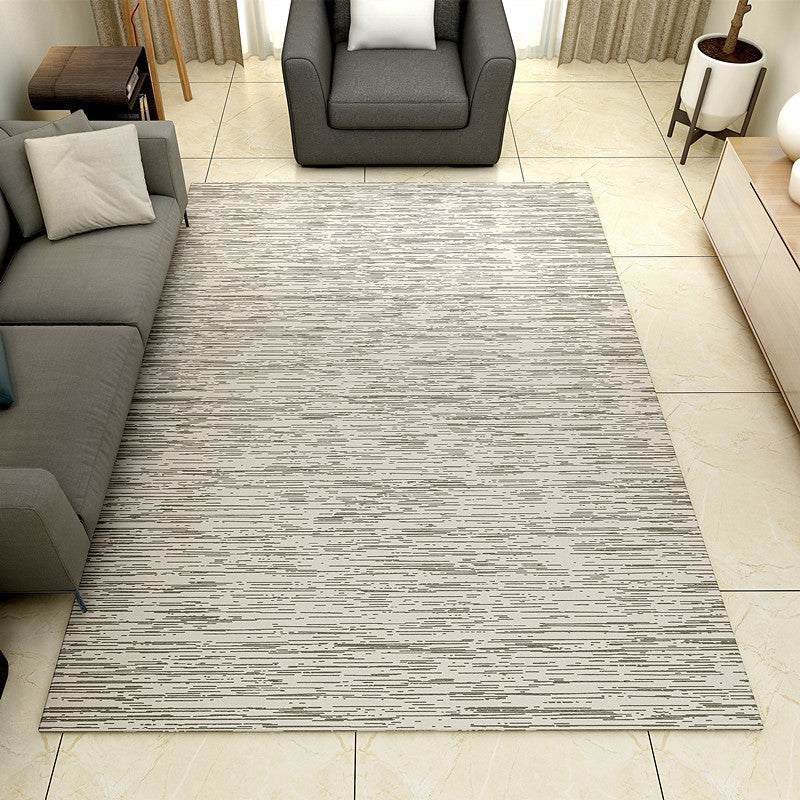 Rynx | Nordic Abstract Print Rug Multicolor Polyster Area Rug Anti-Slip Backing Stain-Resistant Carpet for Living Room