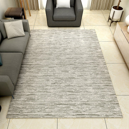 Rynx | Nordic Abstract Print Rug Multicolor Polyster Area Rug Anti-Slip Backing Stain-Resistant Carpet for Living Room