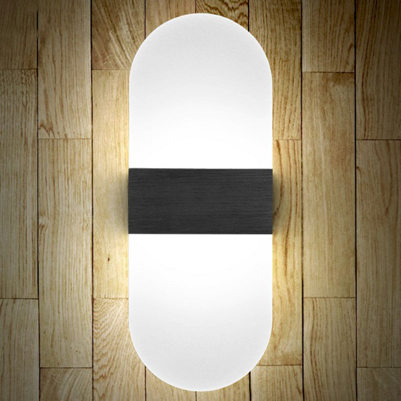 Rynx | Acrylic Geometric Wall Scone Lamp Modern Style LED Wall Lighting Fixture for Bed Sides