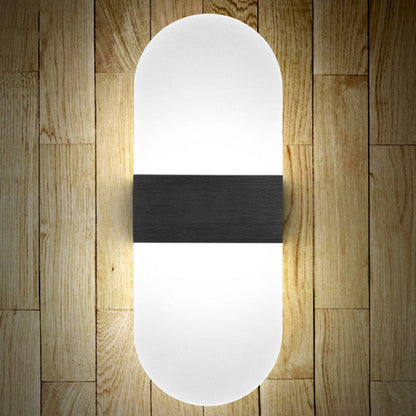 Rynx | Acrylic Geometric Wall Scone Lamp Modern Style LED Wall Lighting Fixture for Bed Sides