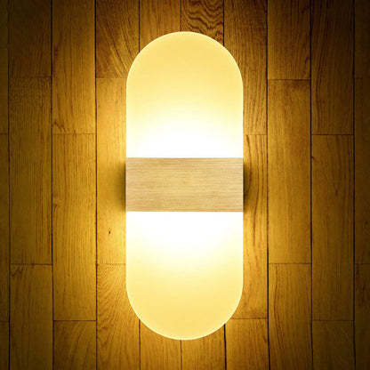 Rynx | Acrylic Geometric Wall Scone Lamp Modern Style LED Wall Lighting Fixture for Bed Sides