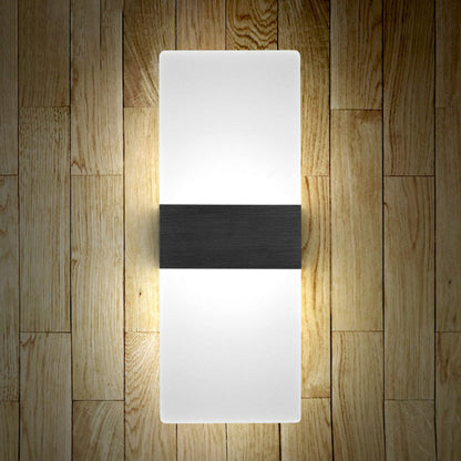 Rynx | Acrylic Geometric Wall Scone Lamp Modern Style LED Wall Lighting Fixture for Bed Sides