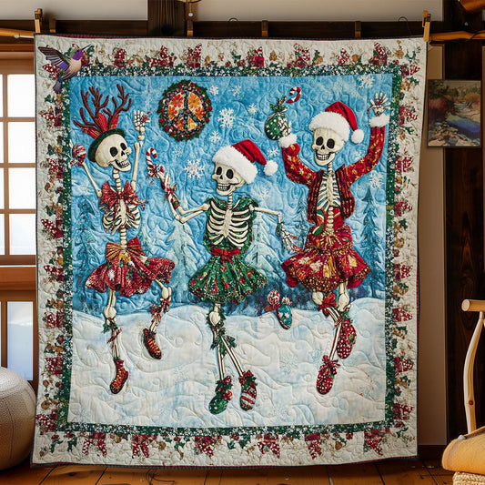 Rynx | Holiday Joy Skeleton Blanket