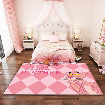 Rynx | Western garden printed rug Multicolor Polyester rug with non-slip backing Stain-resistant indoor rug for bedroom