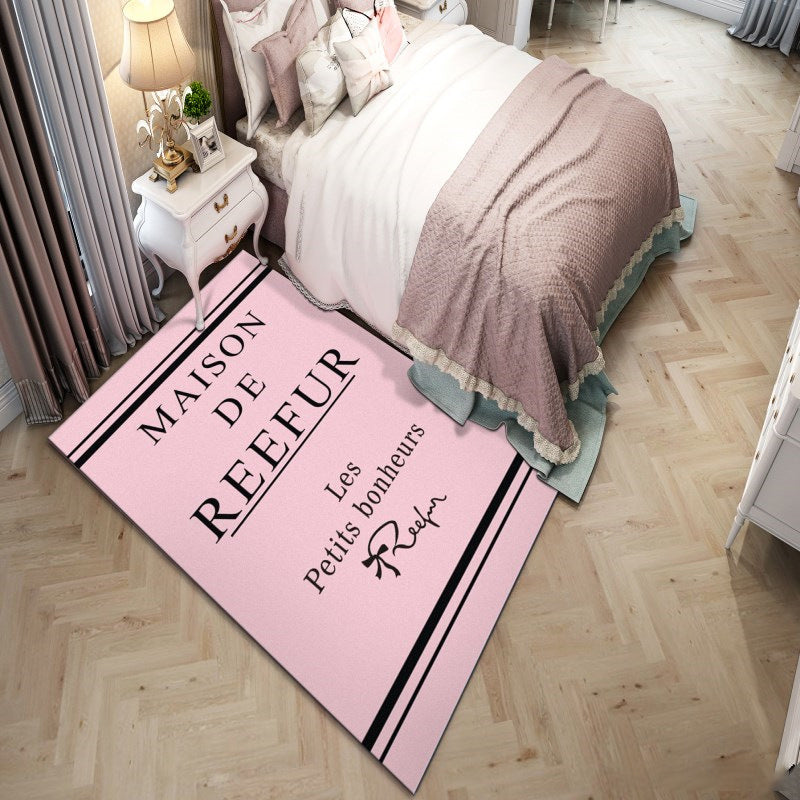 Rynx | Western garden printed rug Multicolor Polyester rug with non-slip backing Stain-resistant indoor rug for bedroom