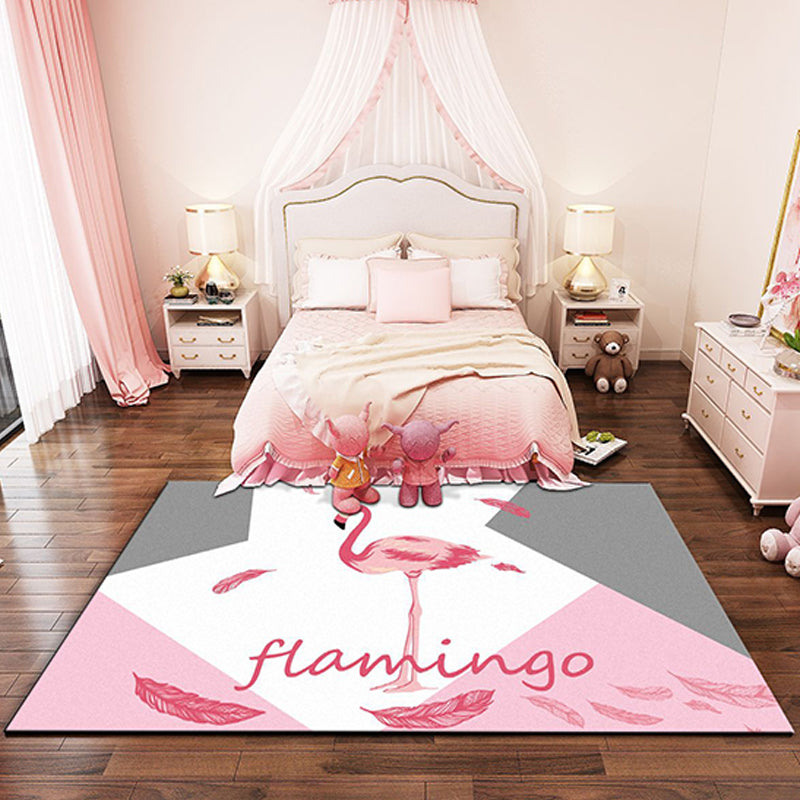 Rynx | Western garden printed rug Multicolor Polyester rug with non-slip backing Stain-resistant indoor rug for bedroom