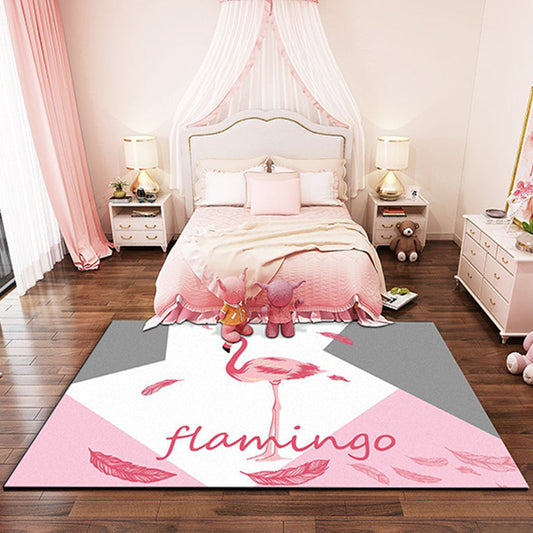 Rynx | Western garden printed rug Multicolor Polyester rug with non-slip backing Stain-resistant indoor rug for bedroom