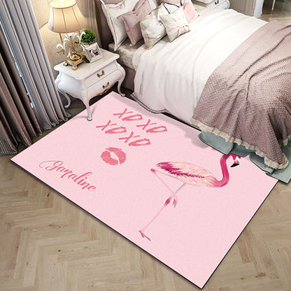 Rynx | Western garden printed rug Multicolor Polyester rug with non-slip backing Stain-resistant indoor rug for bedroom