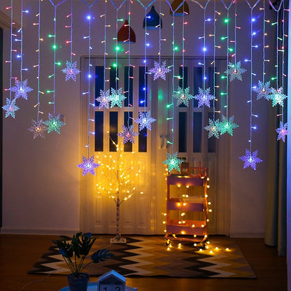 Rynx | Curtain Snowflake Led String Lights