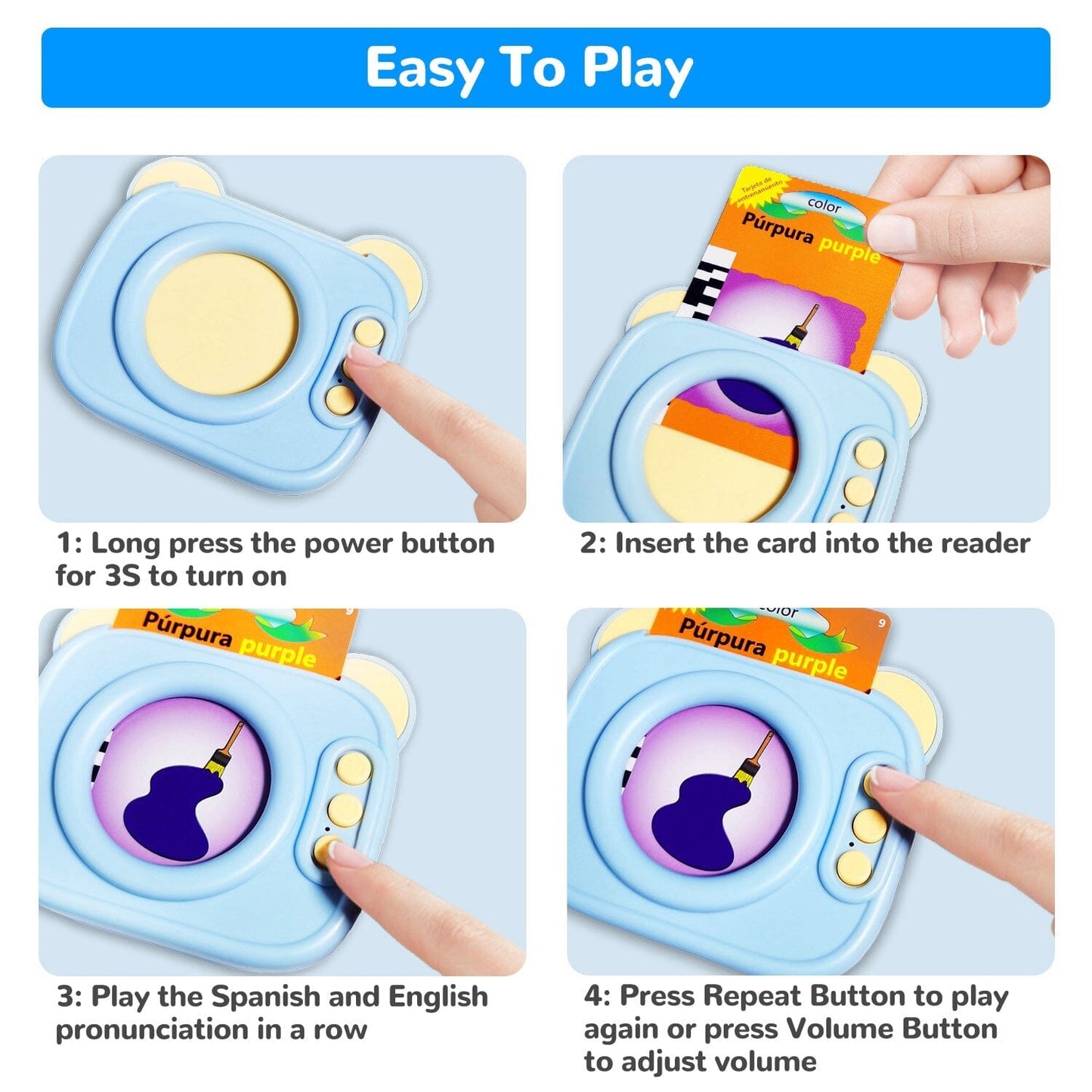 Rynx | 224 Synonyms Spanish and English Bilingual Talking Flashcards