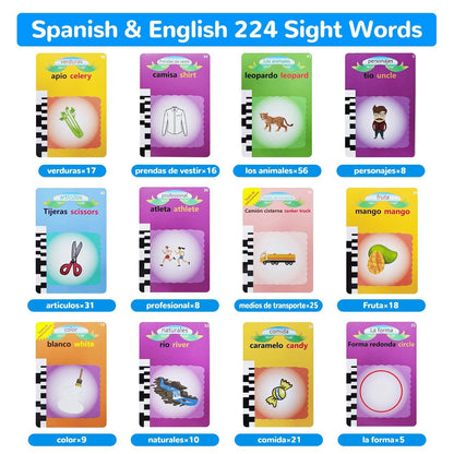 Rynx | 224 Synonyms Spanish and English Bilingual Talking Flashcards