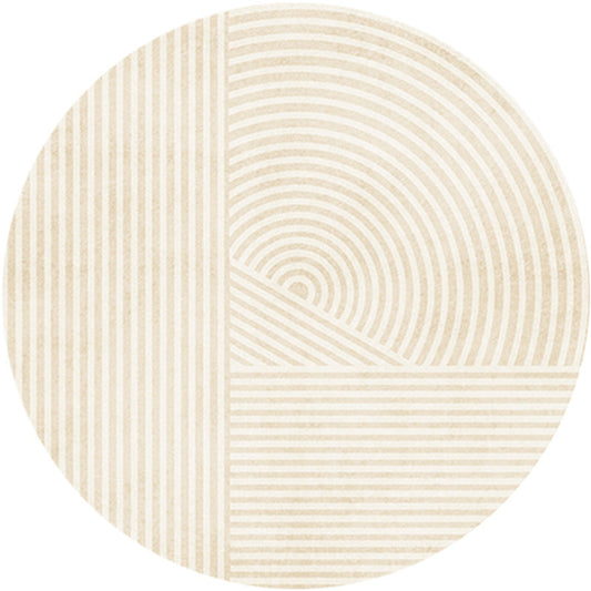 Rynx | Simplicity Stripes Print Carpet Multi-Color Superfine Fiber Carpet Pet-Friendly Easy Care Indoor Carpet for Decoration