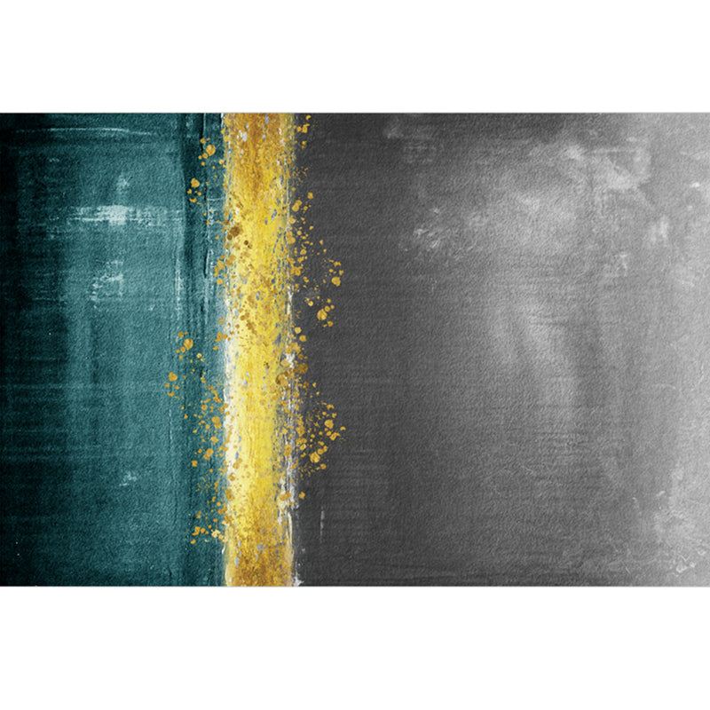 Rynx | Luxury Living Room Rug Multicolor Geometric Pattern Rug Polyester Non-Slip Machine Washable Rug