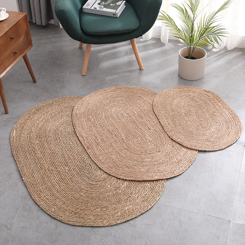 Rynx | Rustic Solid Color Rug Multi Color Sisal Weaving Carpet Pet Friendly Easy Care Rug for Drawing Room