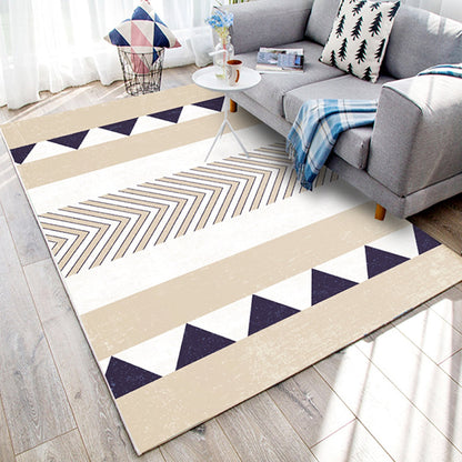 Rynx | Southwest Tribal Print Rug Multicolor Polypropylene Rug Non-Slip Pet Friendly Washable Rug for the Living Room