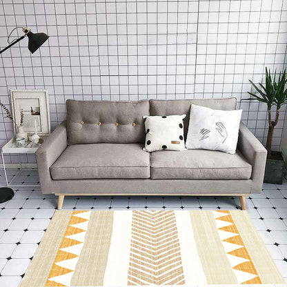Rynx | Southwest Tribal Print Rug Multicolor Polypropylene Rug Non-Slip Pet Friendly Washable Rug for the Living Room