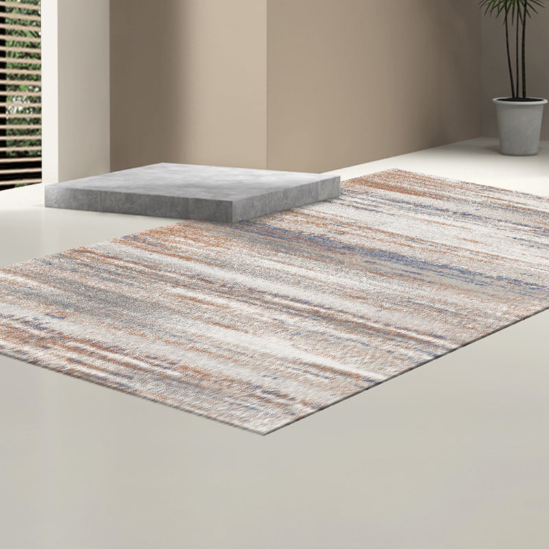 Rynx | Simple Industrial Style Rug Multi Color Abstract Rug Pet Friendly Machine Washable Non-Slip Backing Rug for Great Room