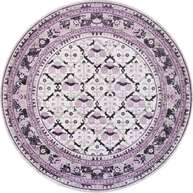Rynx | Multicolored Antique Carpet Synthetic Geometric Carpet Non-Slip Back Pet-Friendly Indoor Carpet for Hall