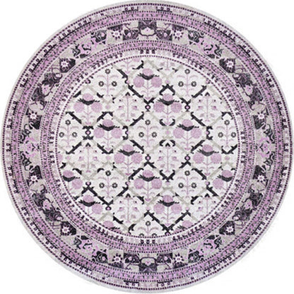 Rynx | Multicolored Antique Carpet Synthetic Geometric Carpet Non-Slip Back Pet-Friendly Indoor Carpet for Hall