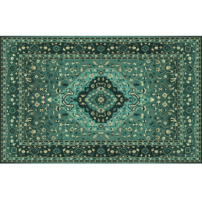 Rynx | Retro geometric pattern carpet multicolored synthetic area carpet non-slip pet-friendly washable carpet for room