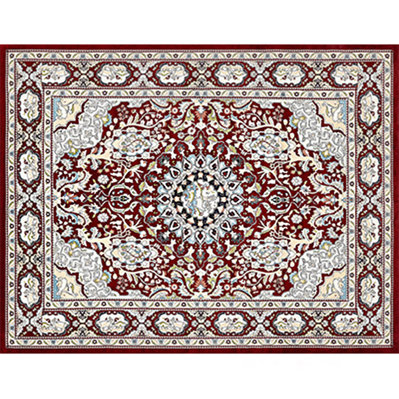 Rynx | Olden Parlor Rug Multicolored Geometrically Printed Indoor Rug Easy Care Pet Friendly