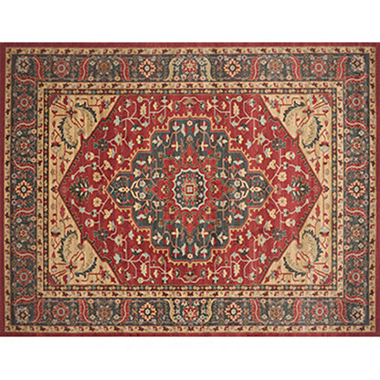 Rynx | Olden Parlor Rug Multicolored Geometrically Printed Indoor Rug Easy Care Pet Friendly