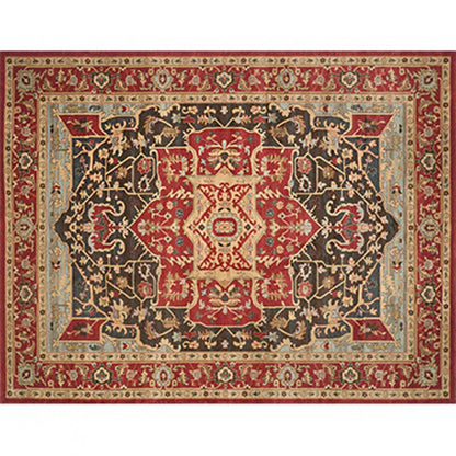Rynx | Olden Parlor Rug Multicolored Geometrically Printed Indoor Rug Easy Care Pet Friendly