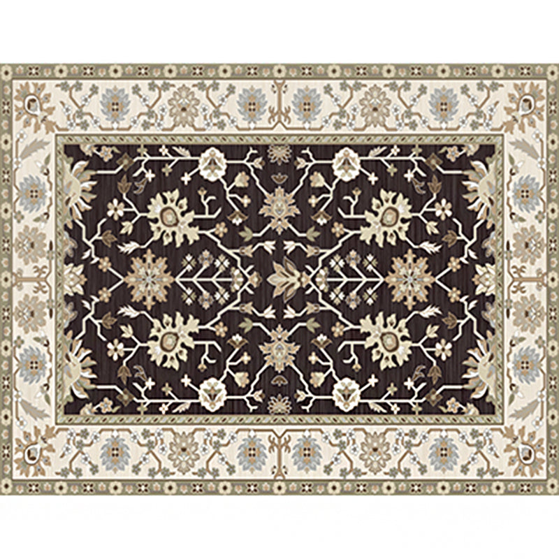Rynx | Olden Parlor Rug Multicolored Geometrically Printed Indoor Rug Easy Care Pet Friendly