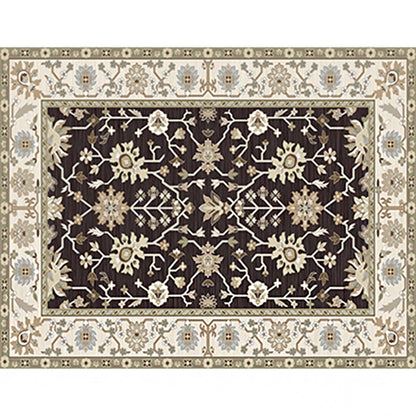 Rynx | Olden Parlor Rug Multicolored Geometrically Printed Indoor Rug Easy Care Pet Friendly