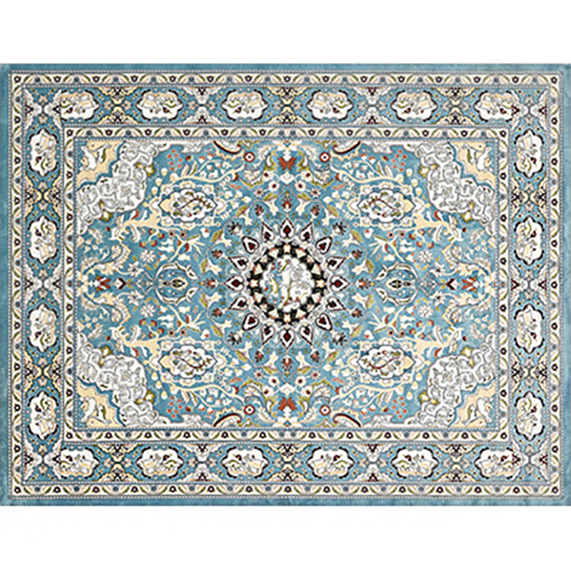 Rynx | Olden Parlor Rug Multicolored Geometrically Printed Indoor Rug Easy Care Pet Friendly