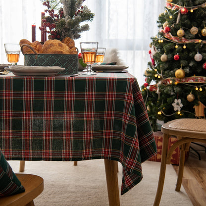 Rynx | Christmas Party Traditional Scottish Check Pattern Tablecloth