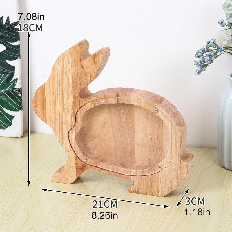 Rynx | Wooden Animal Savings Bank