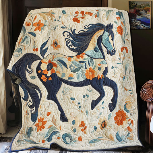 Rynx | Floral Horse Quilt
