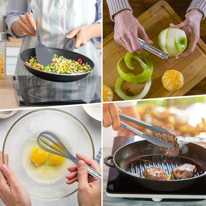 Rynx | 23 Pieces: Lux Decor Collection Stainless Steel Nylon Kitchen Utensil Set