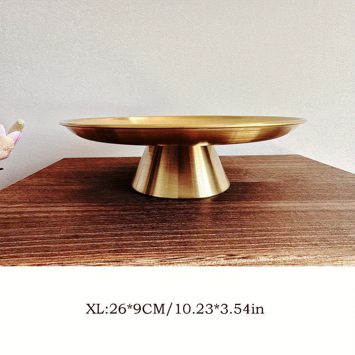 Rynx | SteelTray - Stainless Steel Large Serving Tray | For Fruit, Cakes & Snacks