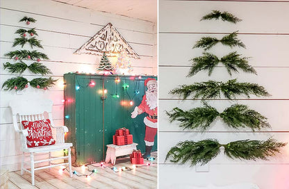 Rynx | 6-piece pine trees wall Christmas tree