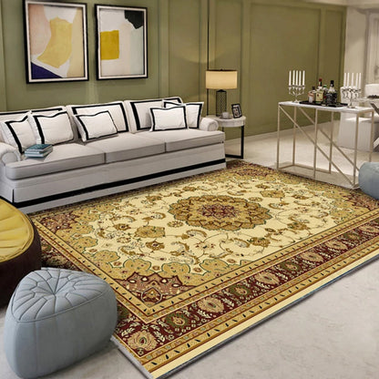 Rynx | Olden Parlor Rug Multicolored Floral Pattern Rug Synthetic Maintenance Friendly Stain Resistant Washable Rug