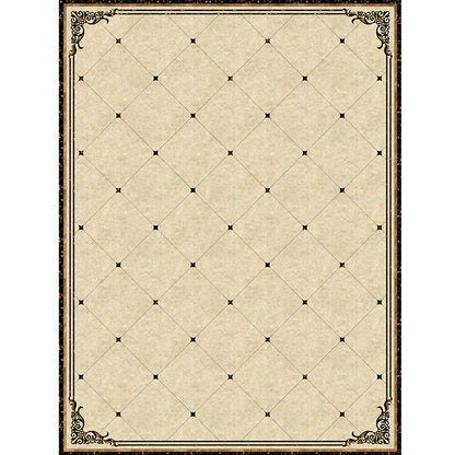 Rynx | Formal Living Room Rug Multicolor Geometric Pattern Area Rug Leather Non-Slip Backing Pet Friendly Easy Care Rug