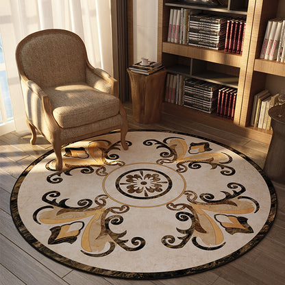 Rynx | Olden Bedroom Carpet Multicolored Floral Pattern Indoor Carpet Polypropylene Non-Slip Back Easy Care Area Rug