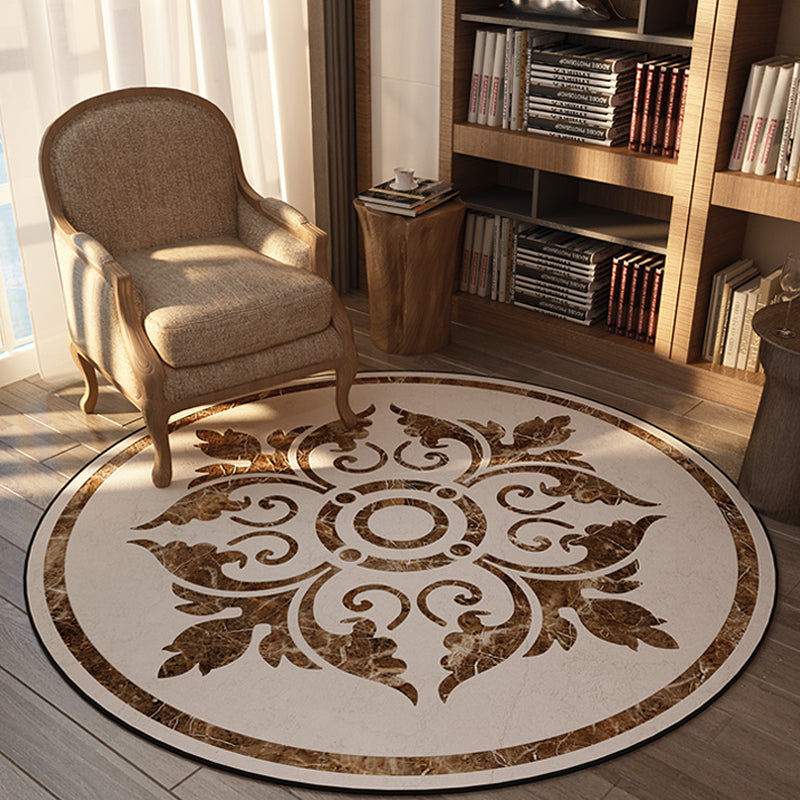 Rynx | Olden Bedroom Carpet Multicolored Floral Pattern Indoor Carpet Polypropylene Non-Slip Back Easy Care Area Rug